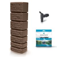 Zbiornik na deszczówkę TOWER BRICK IDTB350 | Rustykalna cegła