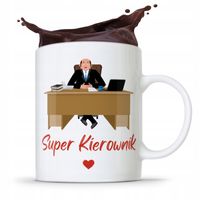 Kubek Prezent Dla Kierownika Super Kierownik Z Nadrukiem Ze Zdjęciem