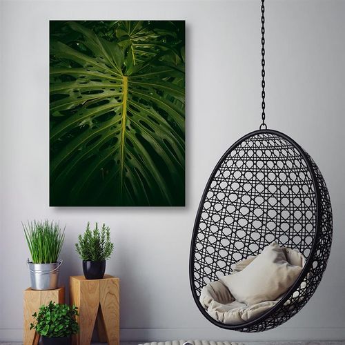Deco Panel, Monstera liść grafika 40x60 na Arena.pl