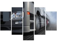 70 100CM OBRAZ 5 ELEM TIR DRUK PŁÓTNO