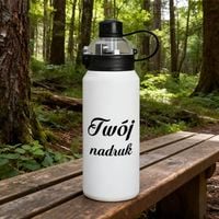 Termiczny metalowy bidon 960 ml z Twoim nadrukiem