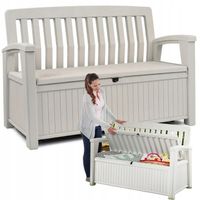 Skrzynia Ogrodowa Ławka Schowek na Taras Balkon Siedzisko Keter Duża 227L