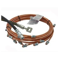 OPEL ASTRA G tarcze Zestaw przewodów hamulcowych miedzianych + elastycznych