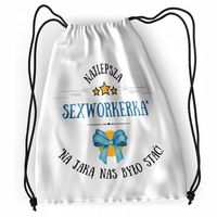 Plecak Dla Sexworkerki Sportowy Szkolny Worek Z Nadrukiem Ze Zdjęciem