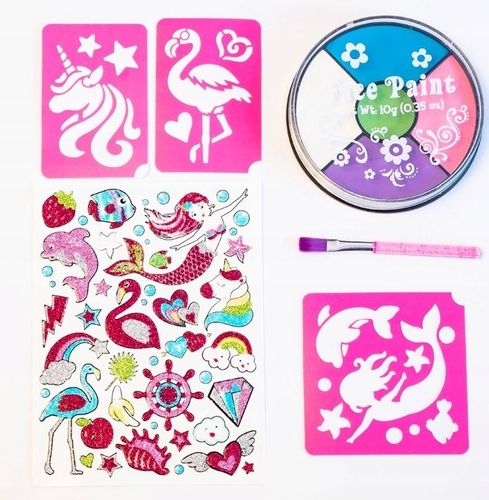 Zestaw farby do malowania twarzy i tatuaże na Arena.pl