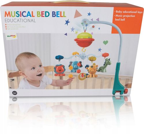 KARUZELKA KARUZELA DO ŁÓŻECZKA PROJEKTOR POZYTYWKA Z PILOTEM DLA DZIECI na Arena.pl