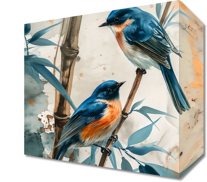 Obraz 20x20cm Trzy Ptaki zdjęcie 1