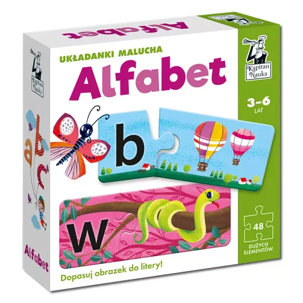 Puzzle 24 elementy. Układanki malucha. Alfabet zdjęcie 1