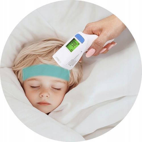 TERMOMETR BEZDOTYKOWY ELEKTRONICZNY NA PODCZERWIEŃ VITAMMY FLASH CERTYFIKAT na Arena.pl