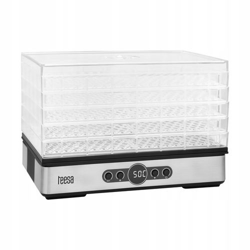 Suszarka do grzybów warzyw owoców 400W 5 sit wyświetlacz termoobieg na Arena.pl