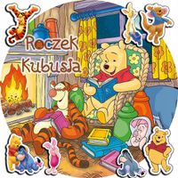 OPŁATEK NA TORT 20CM - KUBUŚ PUCHATEK + IMIĘ + GRATIS! 15CM 18CM