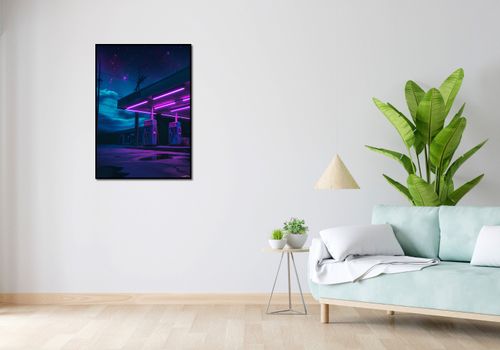 Plakat 64x90cm Moc Neonowej Nocy na Arena.pl
