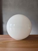 Klosz szklany kula zamknięta 20 cm kula biała