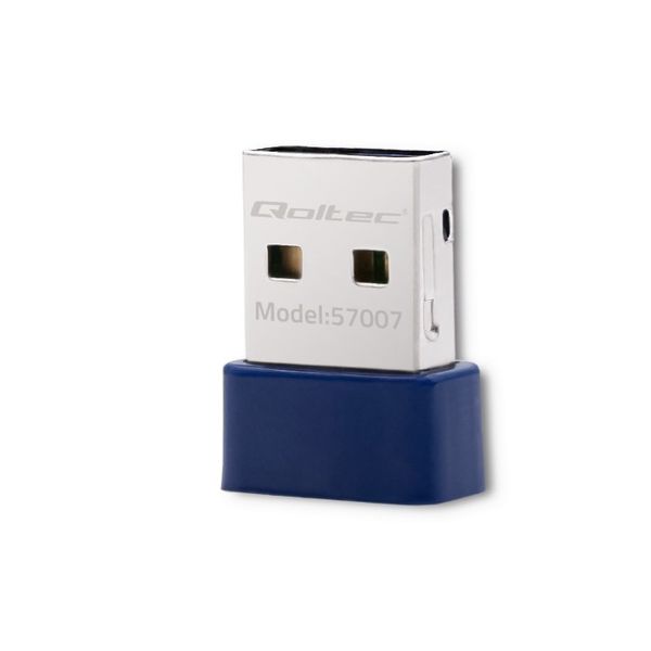 Qoltec Bezprzewodowy mini adapter WiFi Standard N | BT 4.0 USB zdjęcie 1