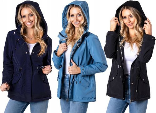 TALIOWANA WIOSENNA Kurtka PARKA z Kapturem 3 KOLORY Przejściowa XL na Arena.pl