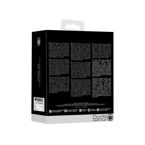 ouch! elastyczny korek gumowy anatomiczny z uchwytem czarny na Arena.pl