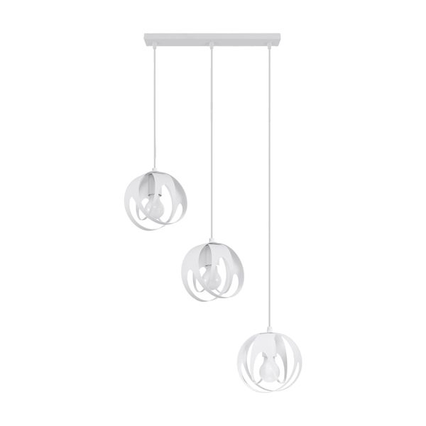 Lampa wisząca TULOS 3L biała zdjęcie 1