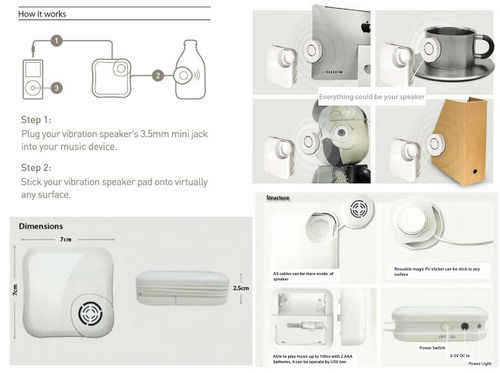 MUSTICKER MAGICZNY GŁOŚNIK JACK 3,5mm na Arena.pl