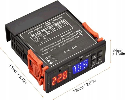 Regulator temperatury i wilgotności STC-3028 230V higrostat termostat na Arena.pl
