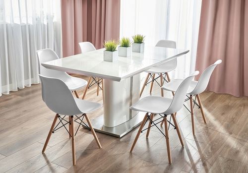 KRZESŁO SKANDYNAWSKIE do KUCHNI salonu jadalni stołu EVA białe na Arena.pl