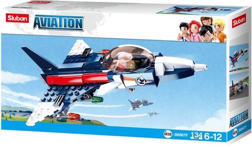 KLOCKI SLUBAN LOTNISKO Samolot Mysliwiec 134 - B0667F Kompatybilne z LEG COB na Arena.pl
