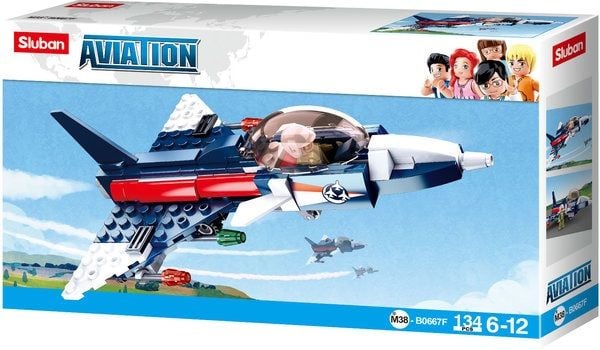 KLOCKI SLUBAN LOTNISKO Samolot Mysliwiec 134 - B0667F Kompatybilne z LEG COB zdjęcie 1