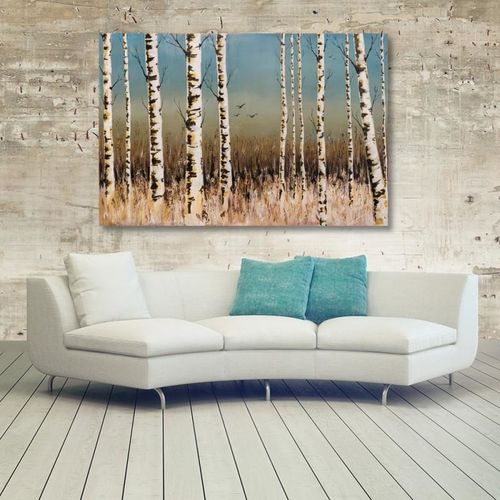 Obraz na płótnie - Canvas, Las brzozowy 80x60 na Arena.pl