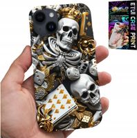 ETUI DO IPHONE 14 PLUS - KRÓL POKER KOŚCI AS WZORY DLA MĘŻCZYZN