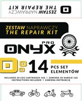 Zestaw naprawczy do opon CO2, komplety motocyklowe i samochodowe 14EL