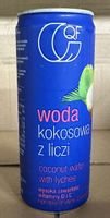 QF Woda kokosowa z liczi 320ml - karton