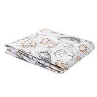 Prześcieradło z gumką na materace dziecięce ze zwierzętami - 140 x 70 cm