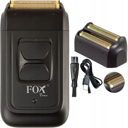 PROFESJONALNA GOLARKA DO WŁOSÓW BRODY FOX PUMA + DODATKOWA FOLIA na Arena.pl
