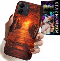ETUI DO XIAOMI REDMI 13C 4G - PARK, JESIEŃ, SPADAJĄCE LIŚCIE, PLECKI