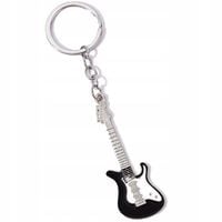 Brelok dla Muzyka Gitara Elektryczna Rock And Roll Wisiorek Keychain Guitar