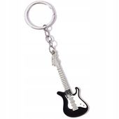 Brelok dla Muzyka Gitara Elektryczna Rock And Roll Wisiorek Keychain Guitar