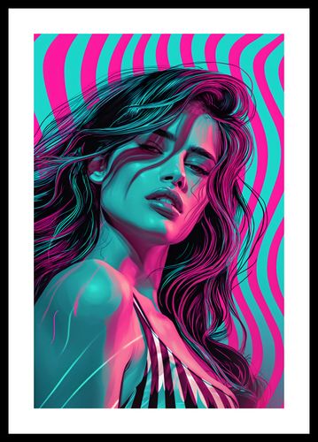 Plakat 30x45cm Neonowy Wzrok na Arena.pl