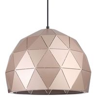 LAMPA wisząca HARLEY MDM-3471-1 GD Italux geometryczna OPRAWA metalowa ZWIS kopuła szampańska