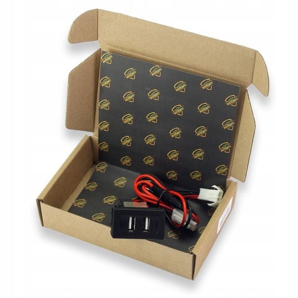 Ładowarka Samochodowa OEM 2x USB VW T4 BLUE Light zdjęcie 5