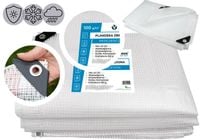 Plandeka Ochronna 8x5m Przezroczysta Na samochód Taras Pokrowiec 100g Gruba