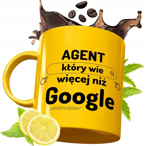 Złoty Kubek Premium Dla Agenta Prezent Z Nadrukiem Ze Zdjęciem zdjęcie 1