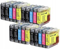 TUSZE LC1000 LC970 LC960 DO DRUKARKI BROTHER DCP-135C DCP-130C DCP-150C