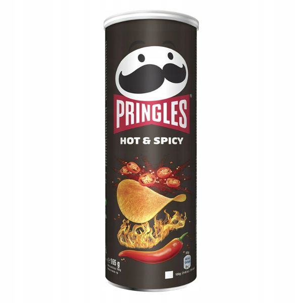PRINGELS CHIPSY 165G HOT SPICY zdjęcie 1
