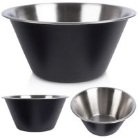 Miska Kuchenna Stalowa do Mieszania Ubijania Podawania Potraw Sałatek 2L