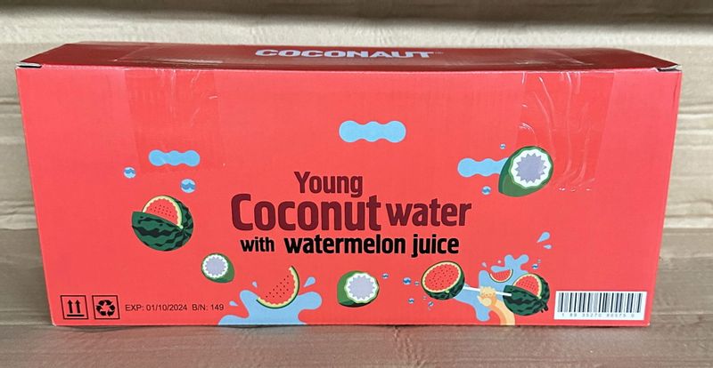 Coconaut Woda kokosowa - Arbuz 320ml - karton zdjęcie 1