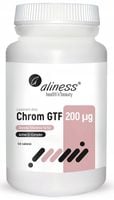 Aliness CHROM GTF 200mcg 100 tabletek POZIOM CUKRU glukoza ODCHUDZANIE