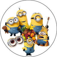 Opłatek na tort Urodziny Minion Minionki Postacie Gru