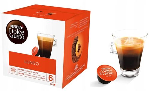Kapsułki do ekspresu Nescafe Dolce Gusto Lungo 16x na Arena.pl