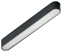 Lampa do systemu 1-faz sufitowa Gamma Sangria Milky AZ5270 LED 12W czarna