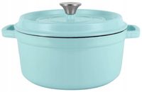 Garnek żeliwny VINTAGE CUISINE VC2P2619BF20CP Miętowy 4.3L