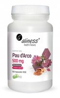 Aliness PAU D'ARCO 500mg 100 kapsułek Lapacho jelita GRZYBICA